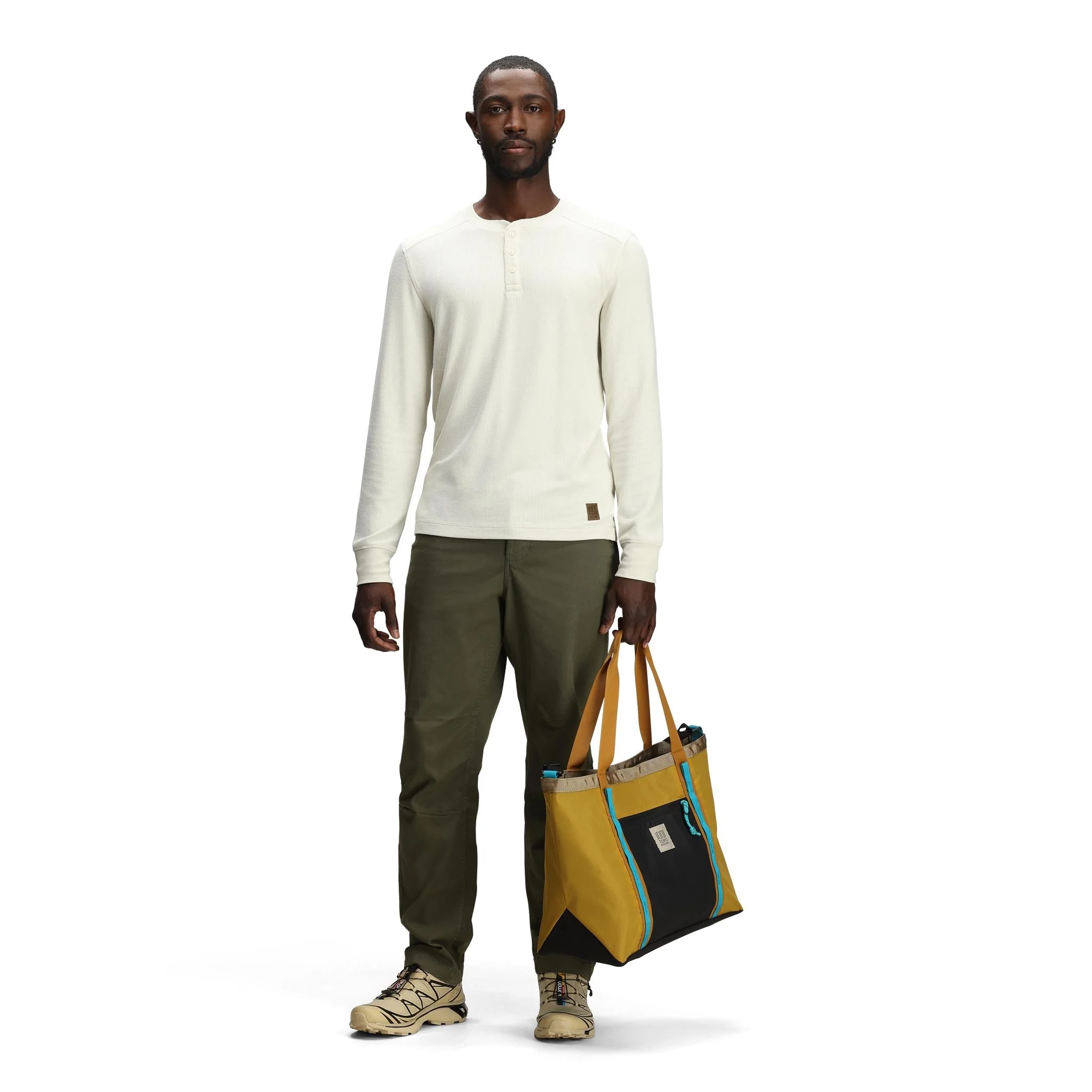 Global Waffle Henley - Men's - Image 6