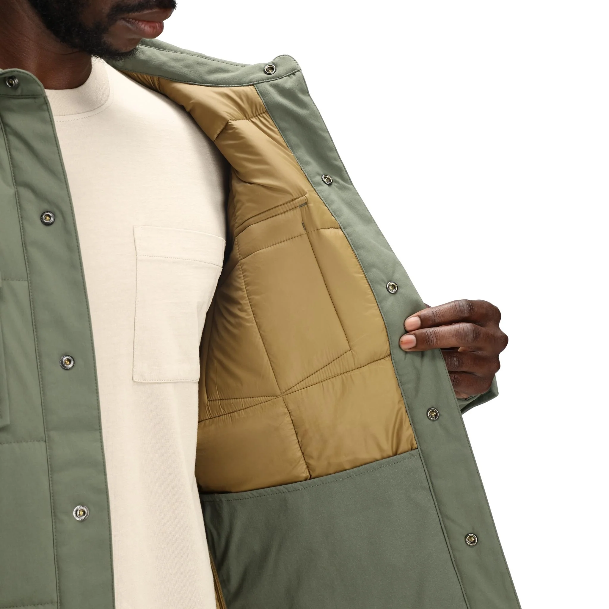 Puffer Shirt Jacket - Men's - Final Sale - Image 7